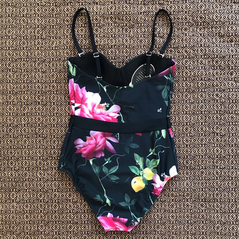 NWT TED BAKER Citrus Bloom One-Piece Swimsuit swim - Picture 10 of 16